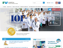 Tablet Screenshot of fvhospital.com